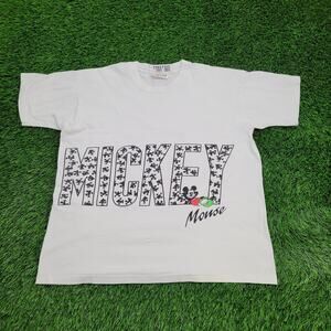 Vintage 80s Mickey-Mouse Shirt Womens 2XL 23x26 Jerry-Leigh